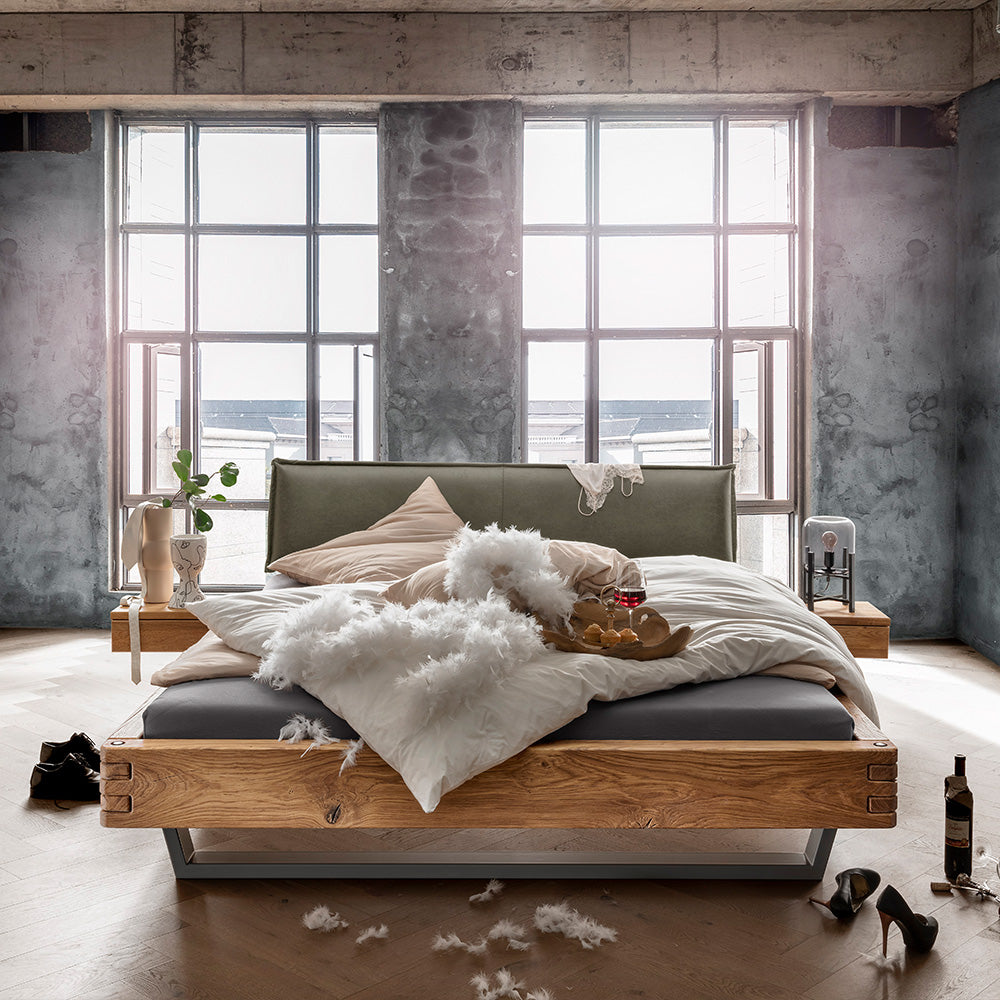 TpT Balkenbed 820 gestoffeerd hoofdbord