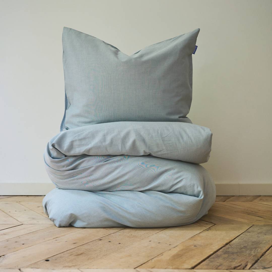 Auping Chambray Sky dekbedovertrek