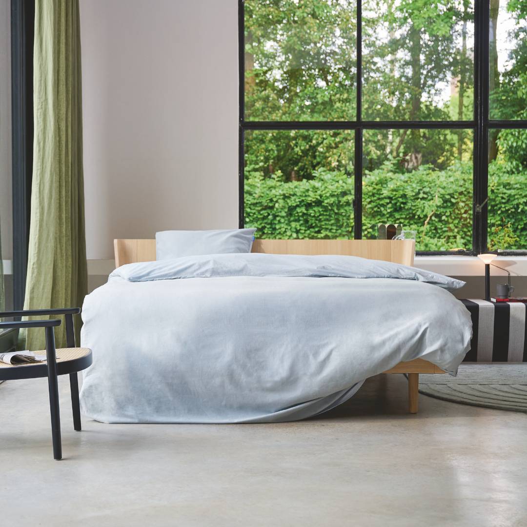 Auping Chambray Sky dekbedovertrek