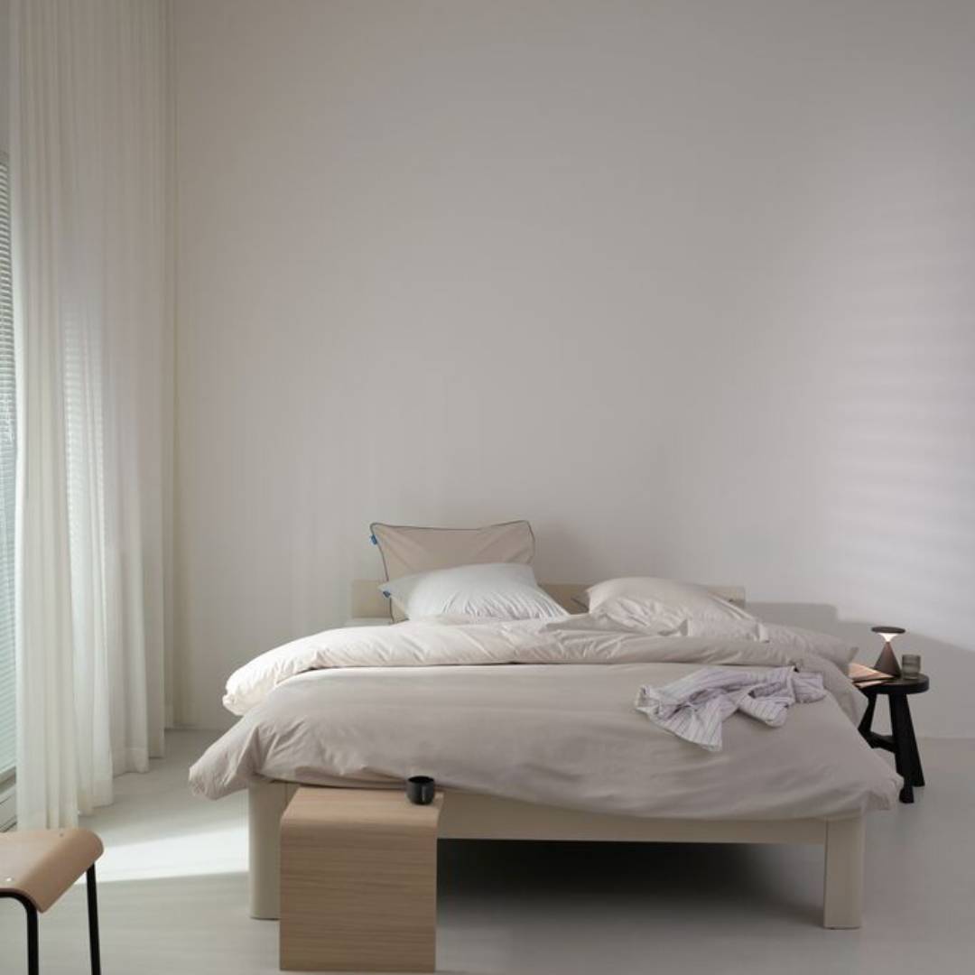 Auping Sand Beige percale dekbedovertrek