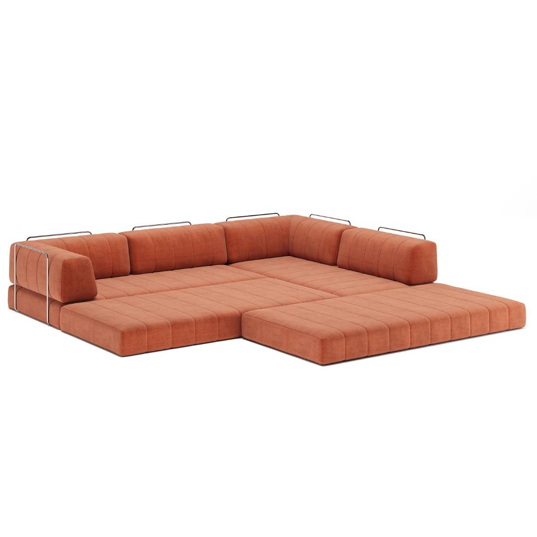 Innovation Living Cozy Pad L-vorm slaapbank