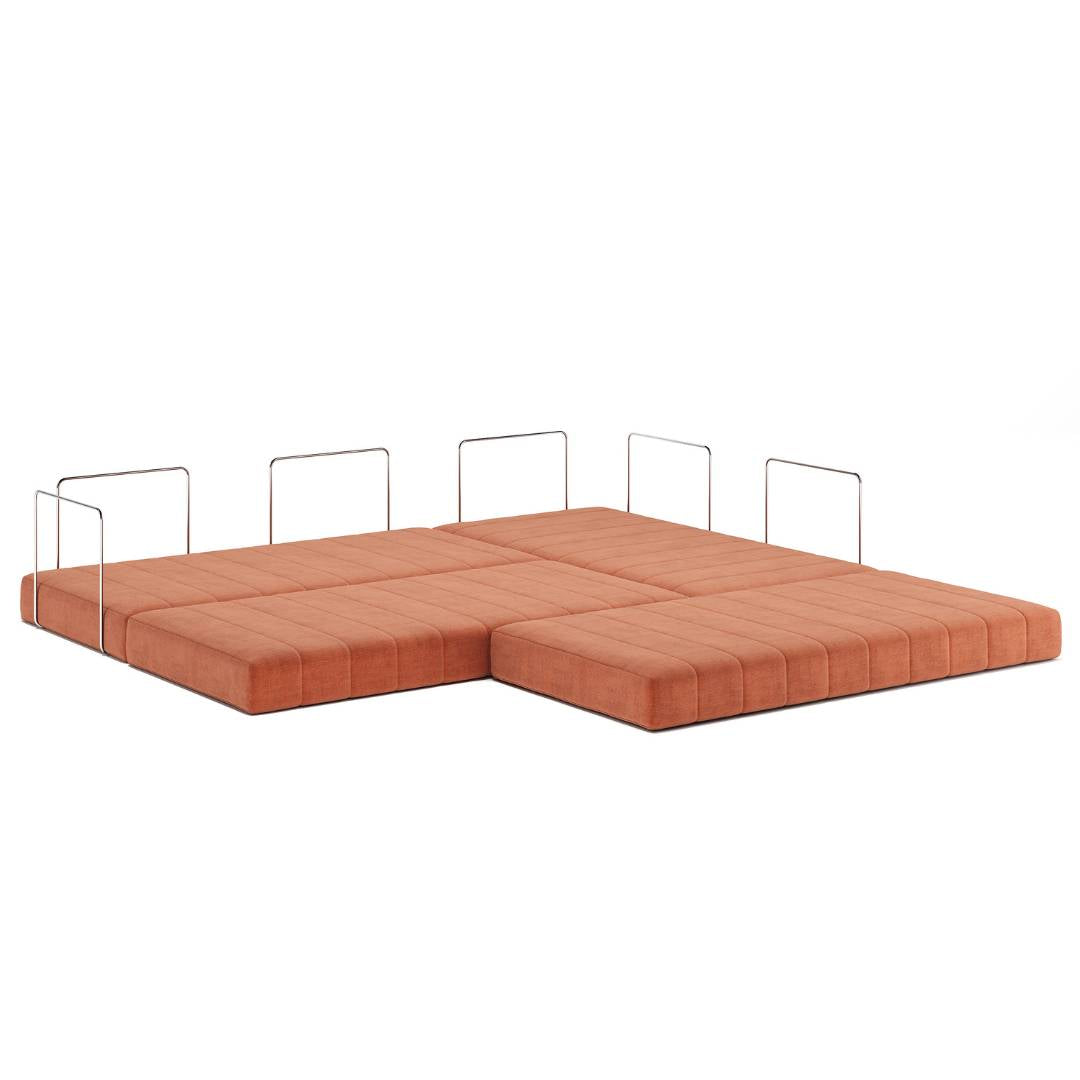 Innovation Living Cozy Pad L-vorm slaapbank