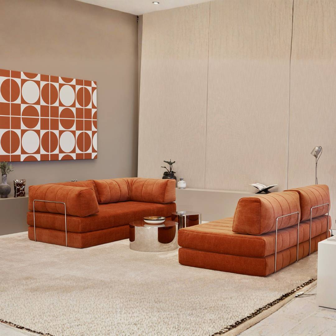 Innovation Living Cozy Pad L-vorm slaapbank