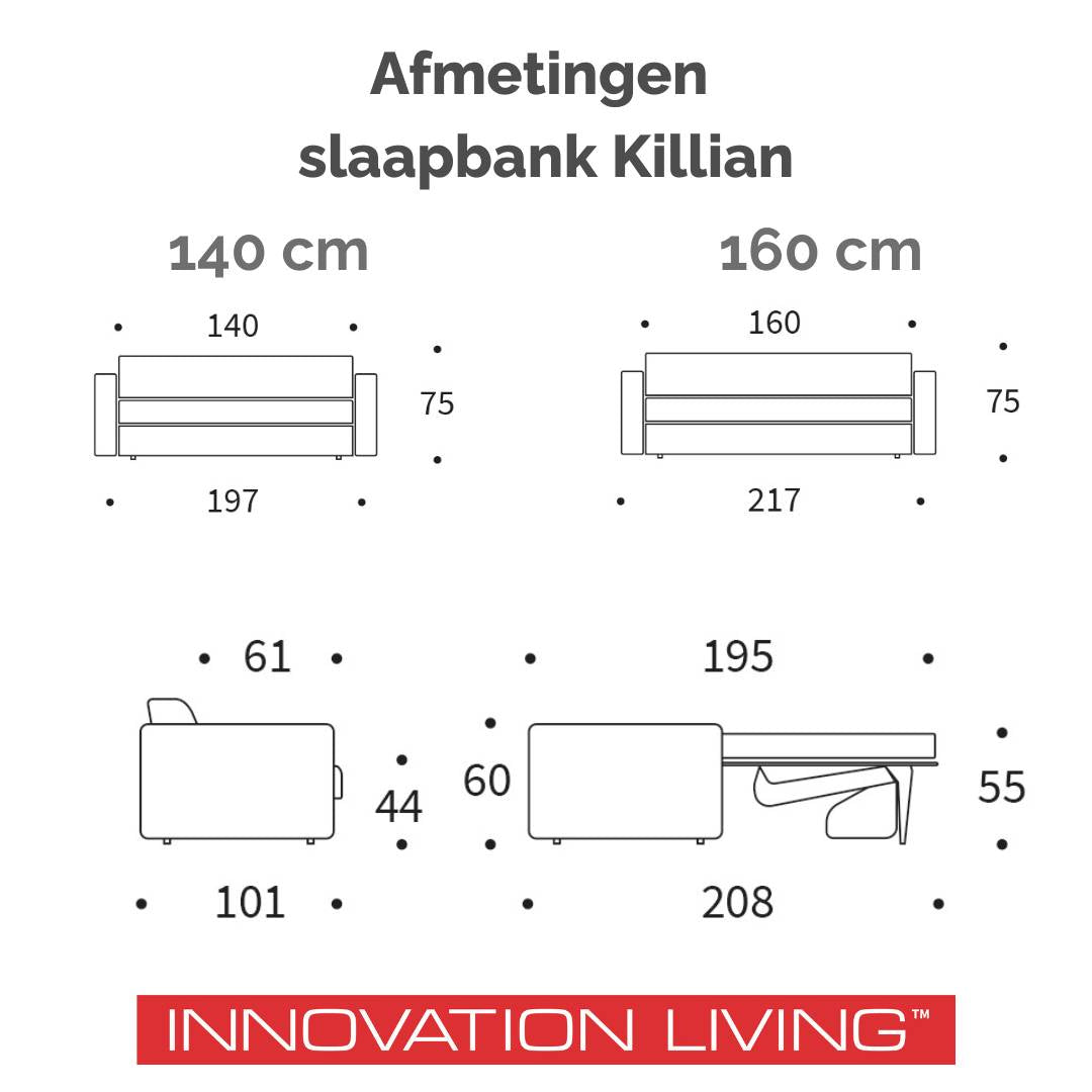 Innovation Living Slaapbank Killian