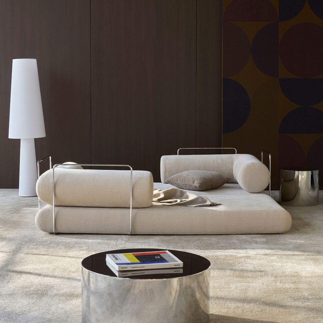 Innovation Living Circlus slaapbank met L-vormige armleuningen
