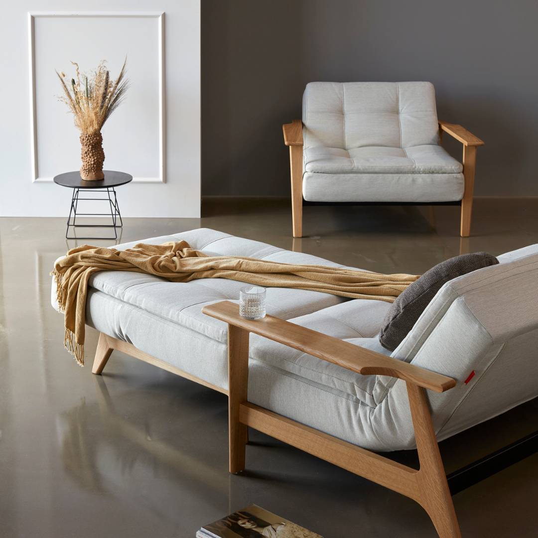 Innovation Living Slaapbank Dublexo Frej Lacquered Oak