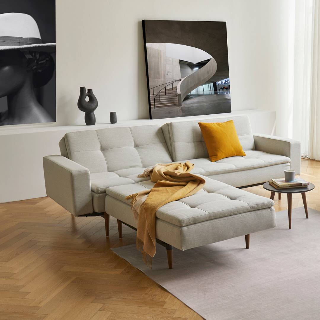 Innovation Living Slaapbank Dublexo Styletto Donker