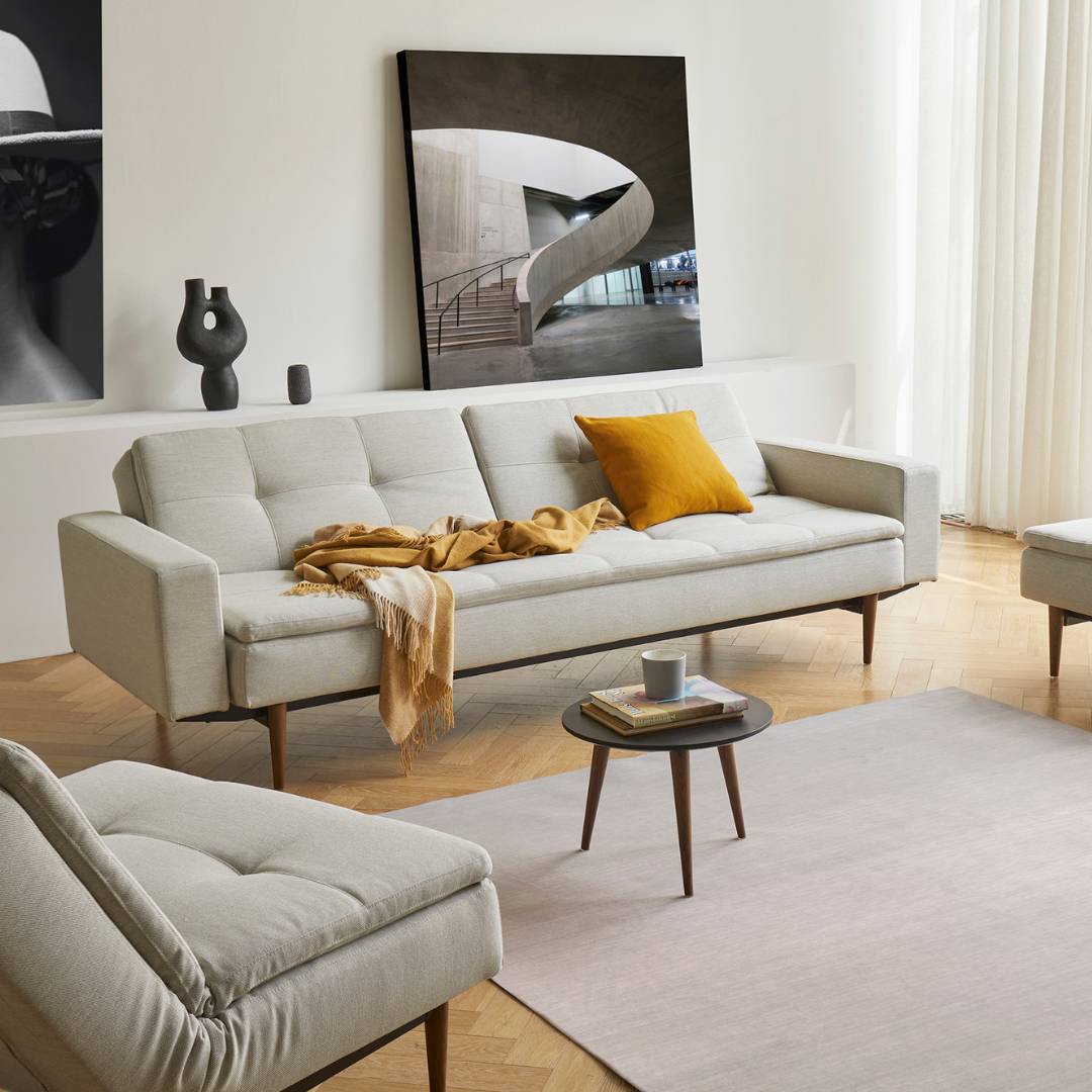 Innovation Living Slaapbank Dublexo Styletto Donker