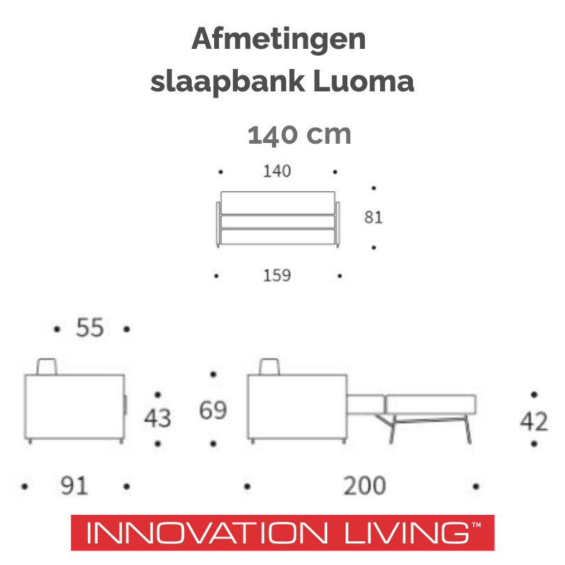 Innovation Living Slaapbank Olan