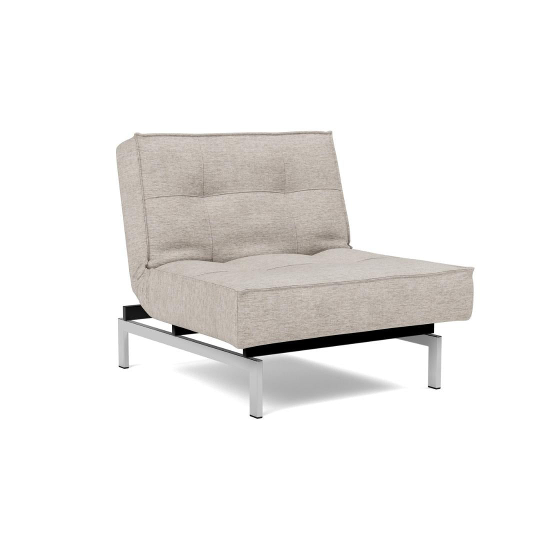 Innovation Living Splitback Chrome slaapbank