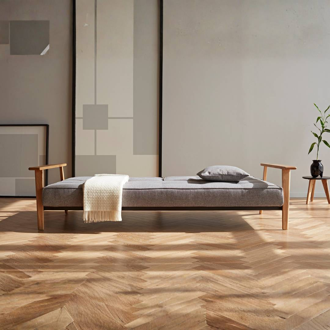 Innovation Living Slaapbank Splitback Frej Lacquered Oak