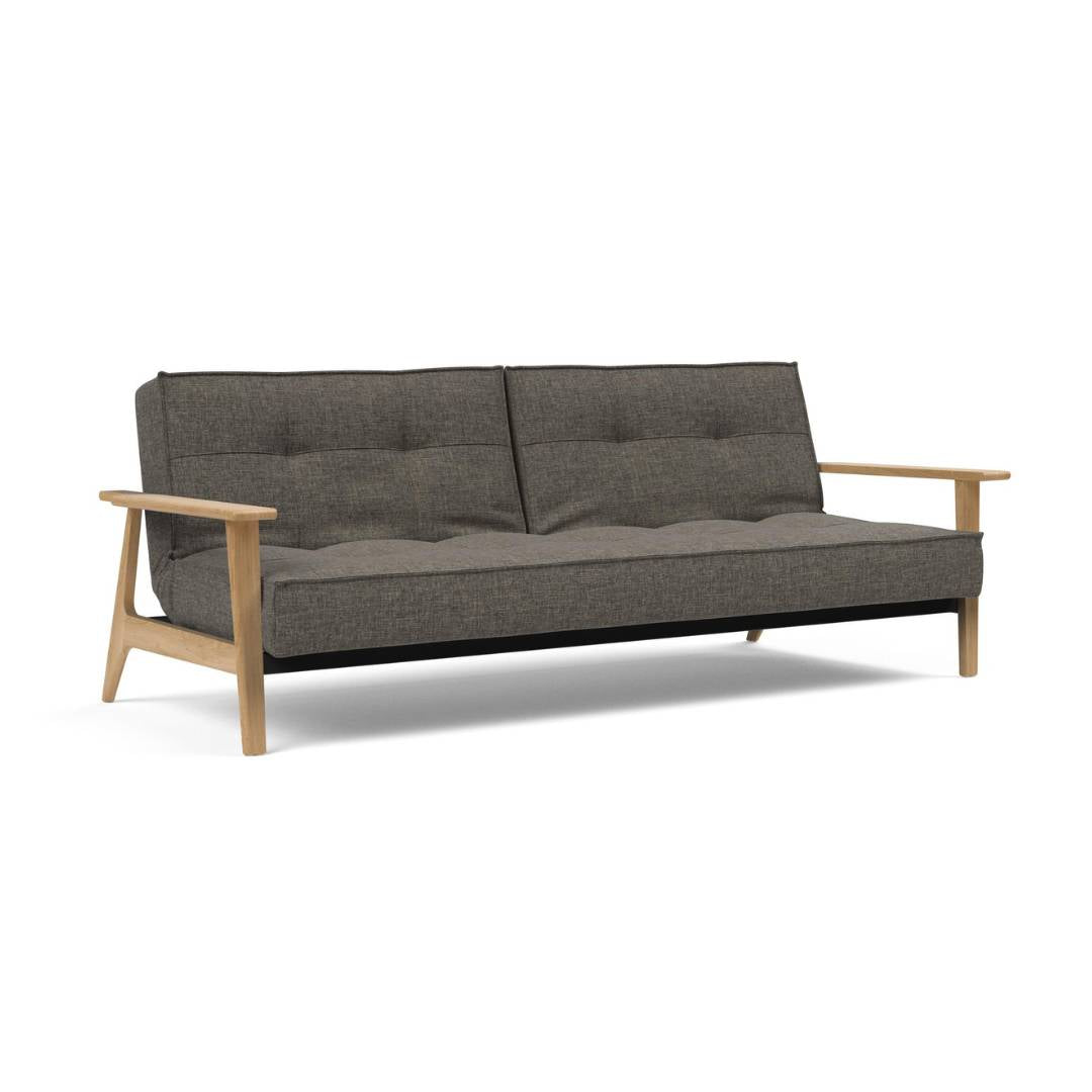 Innovation Living Slaapbank Splitback Frej Lacquered Oak