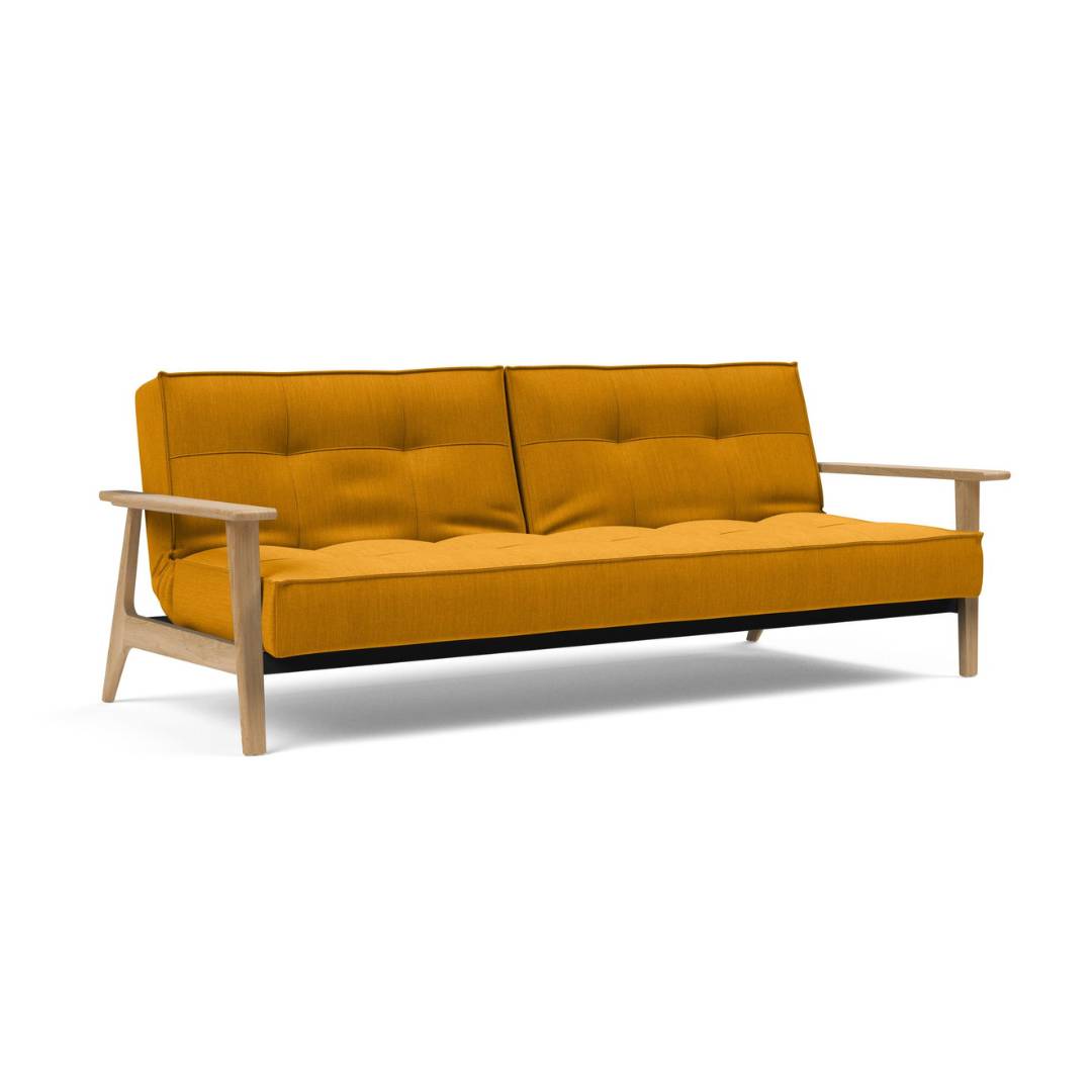 Innovation Living Slaapbank Splitback Frej Lacquered Oak