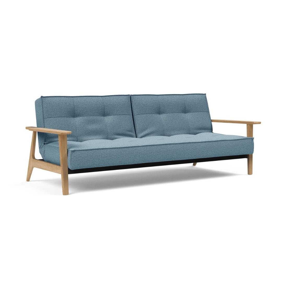 Innovation Living Slaapbank Splitback Frej Lacquered Oak