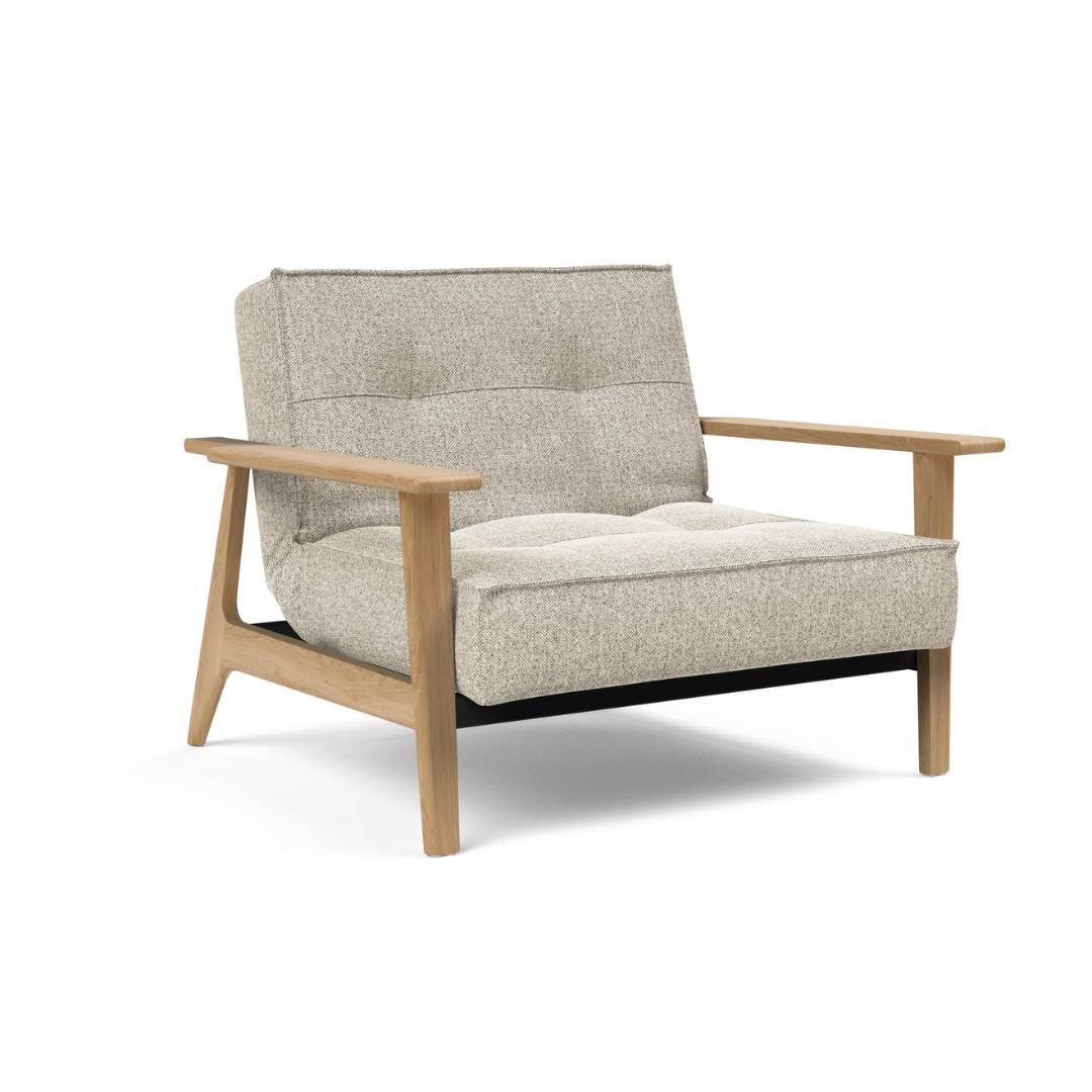 Innovation Living Slaapbank Splitback Frej Lacquered Oak
