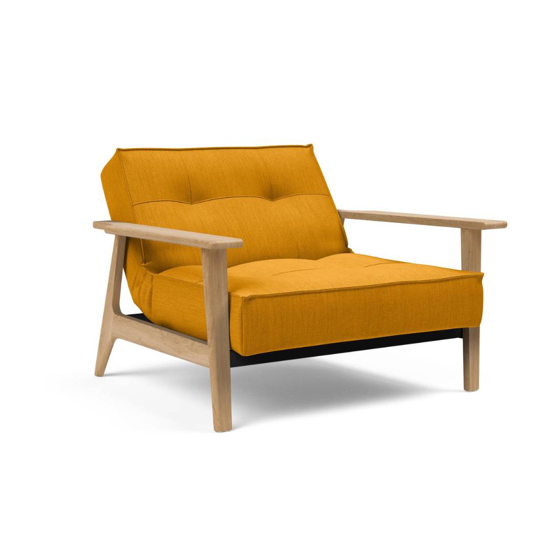 Innovation Living Slaapbank Splitback Frej Lacquered Oak