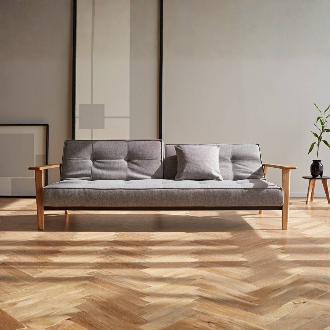 Innovation Living Slaapbank Splitback Frej Lacquered Oak