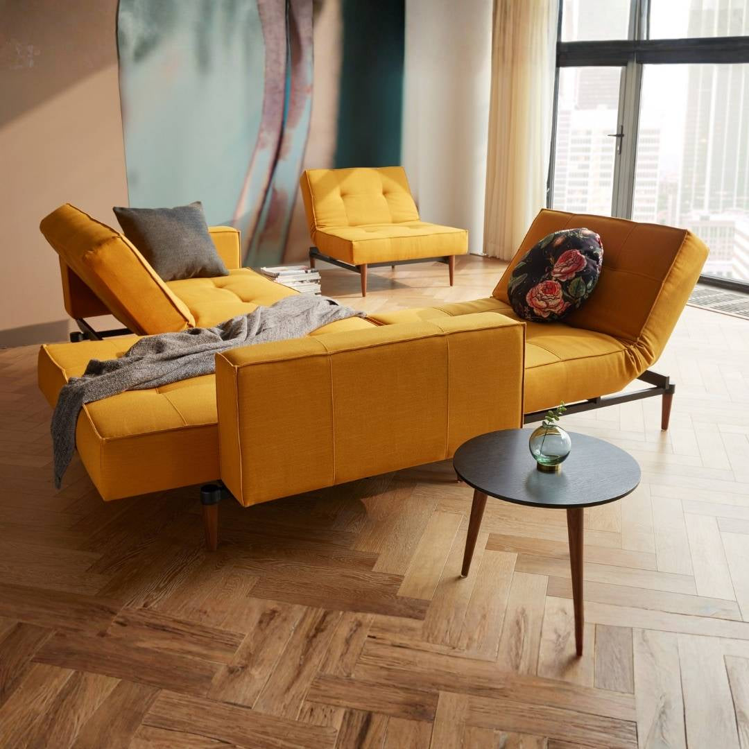 Innovation Living Slaapbank Splitback Styletto Black