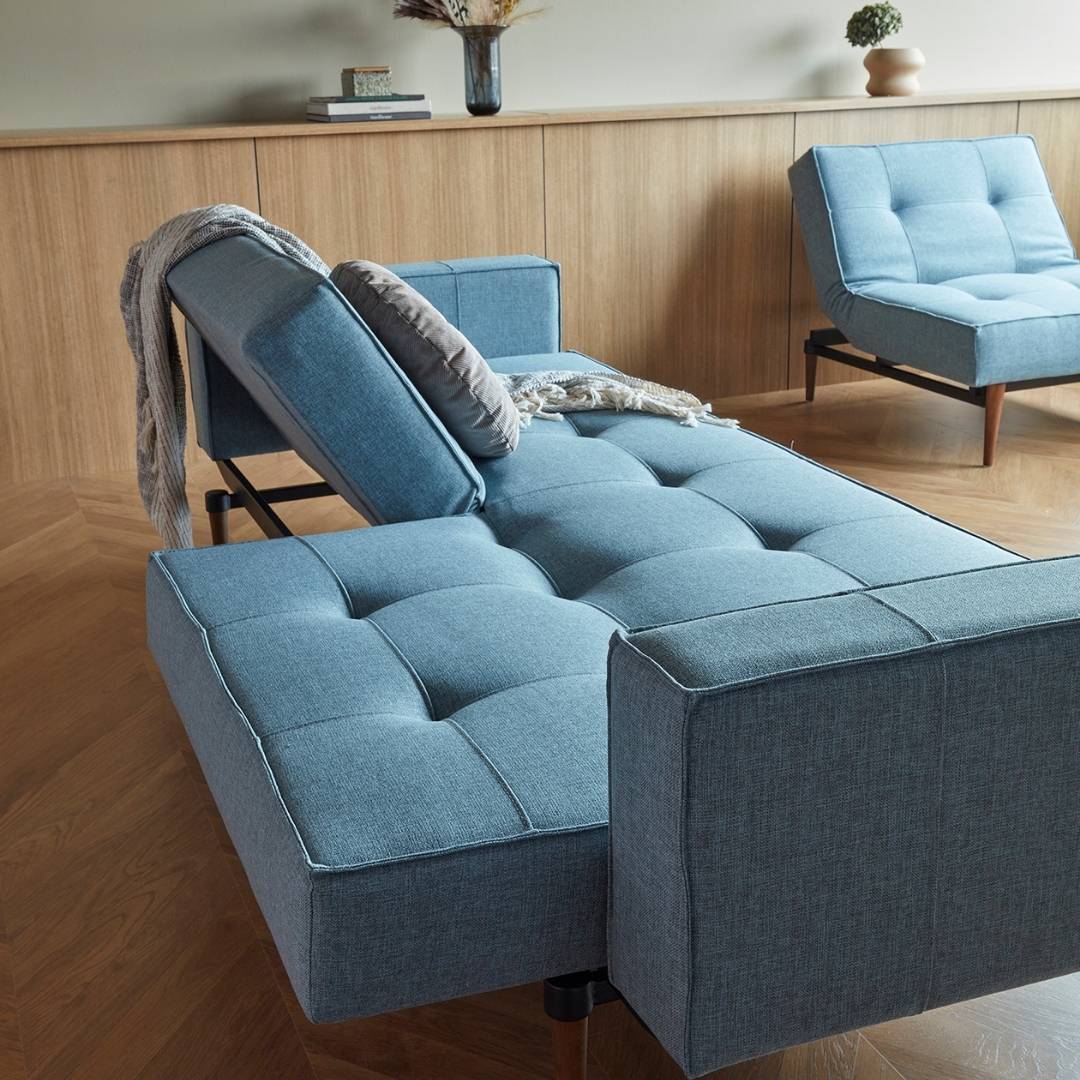 Innovation Living Slaapbank Splitback Styletto Black