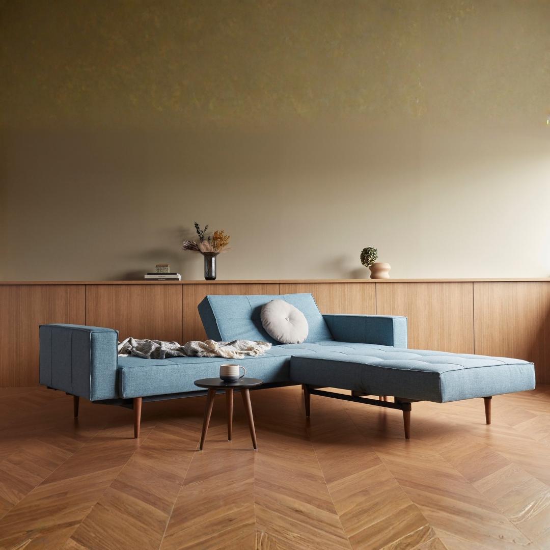 Innovation Living Slaapbank Splitback Styletto Donker