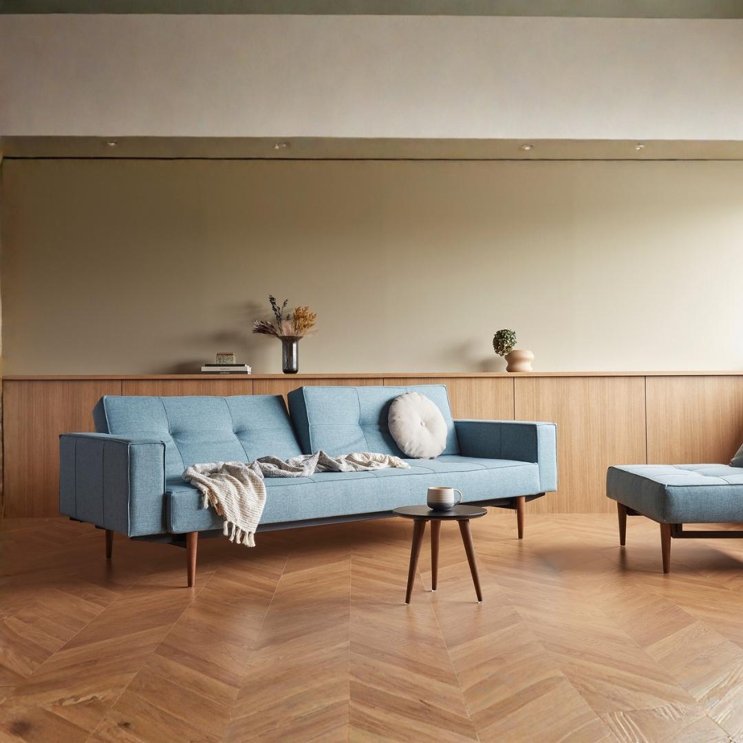 Innovation Living Slaapbank Splitback Styletto Donker