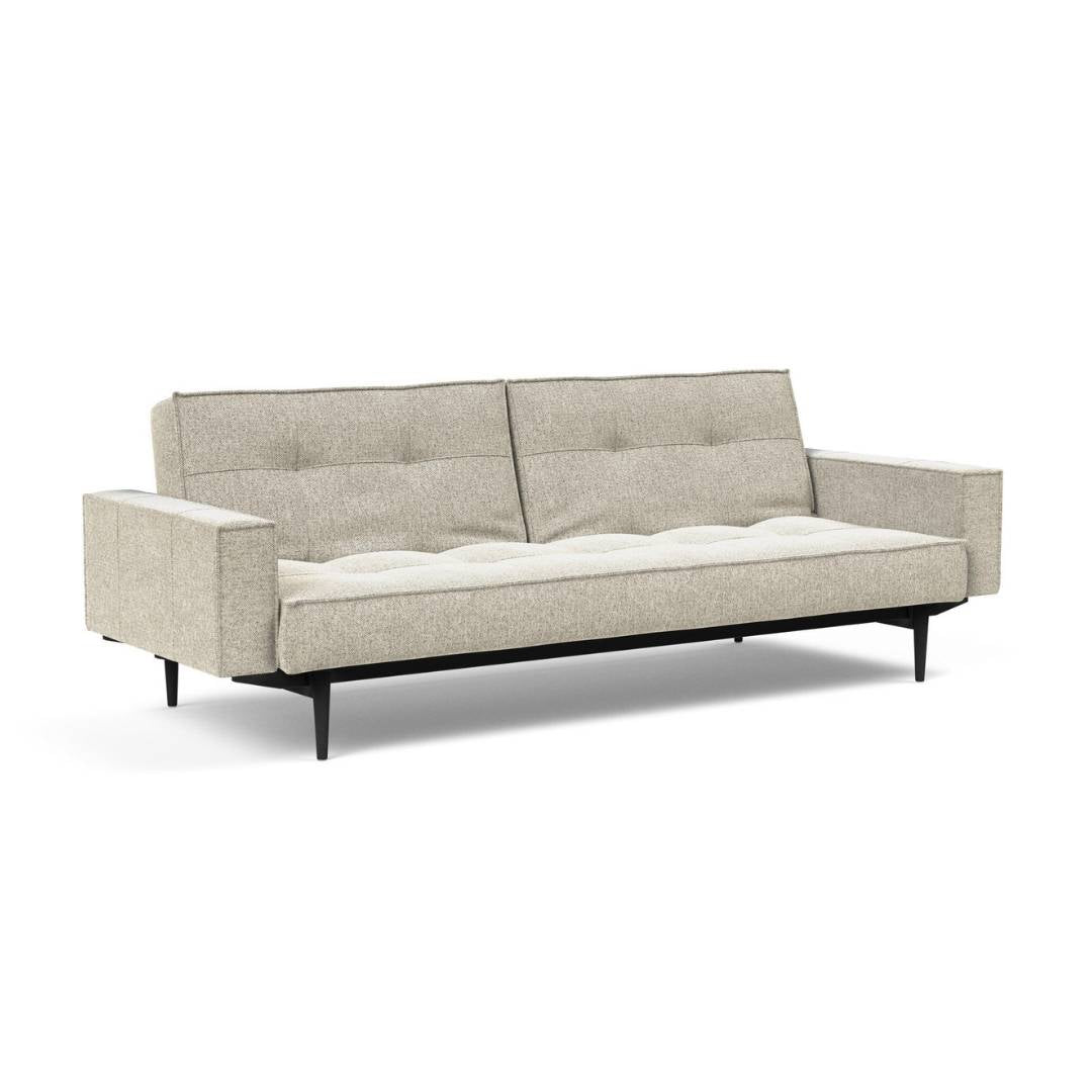 Innovation Living Slaapbank Splitback Styletto Black
