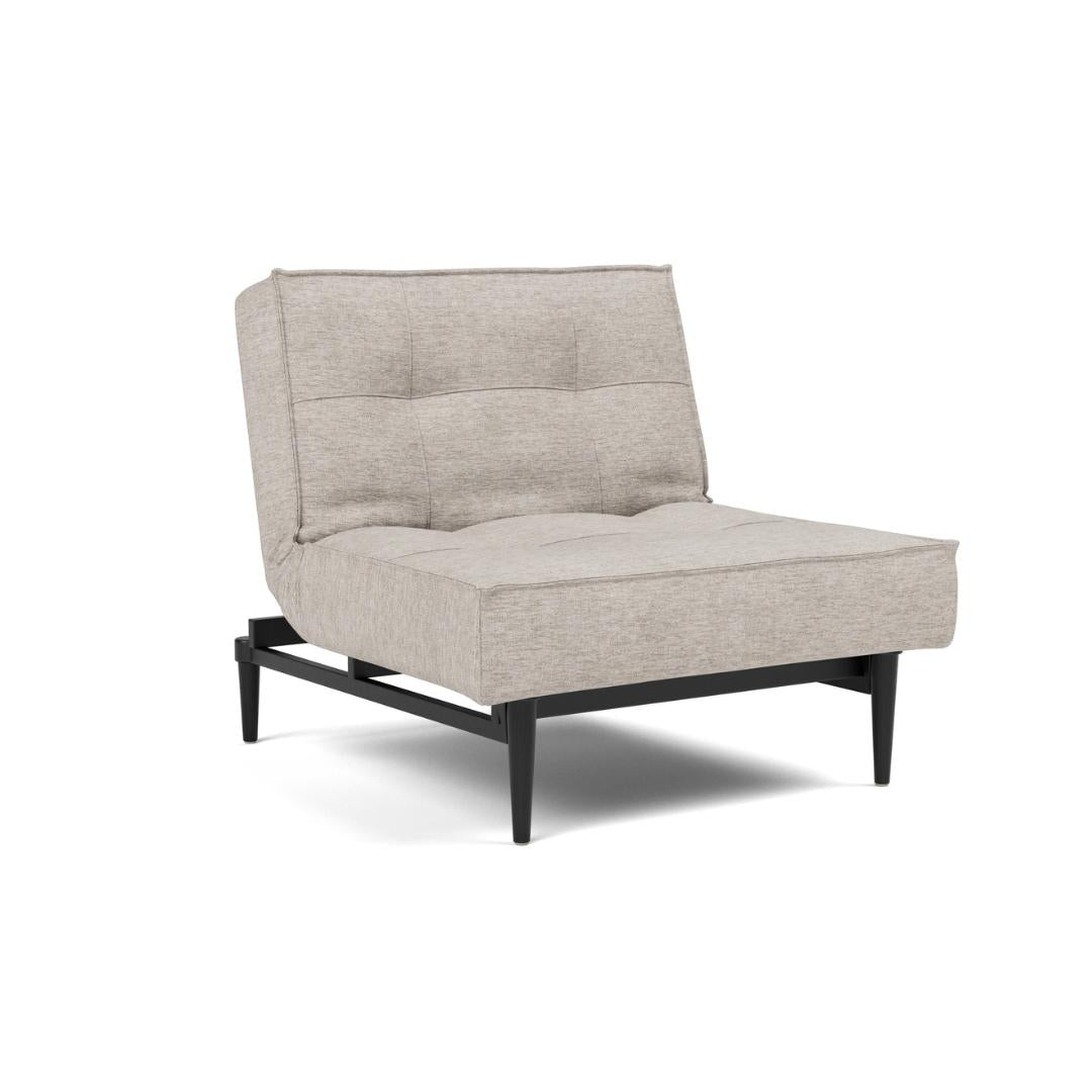 Innovation Living Splitback Styletto Black Wood slaapbank
