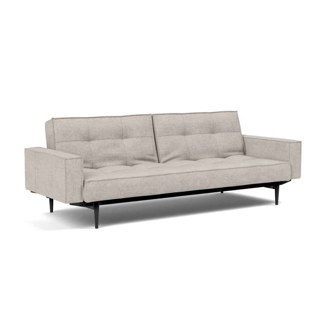 Innovation Living Splitback Styletto Black Wood slaapbank