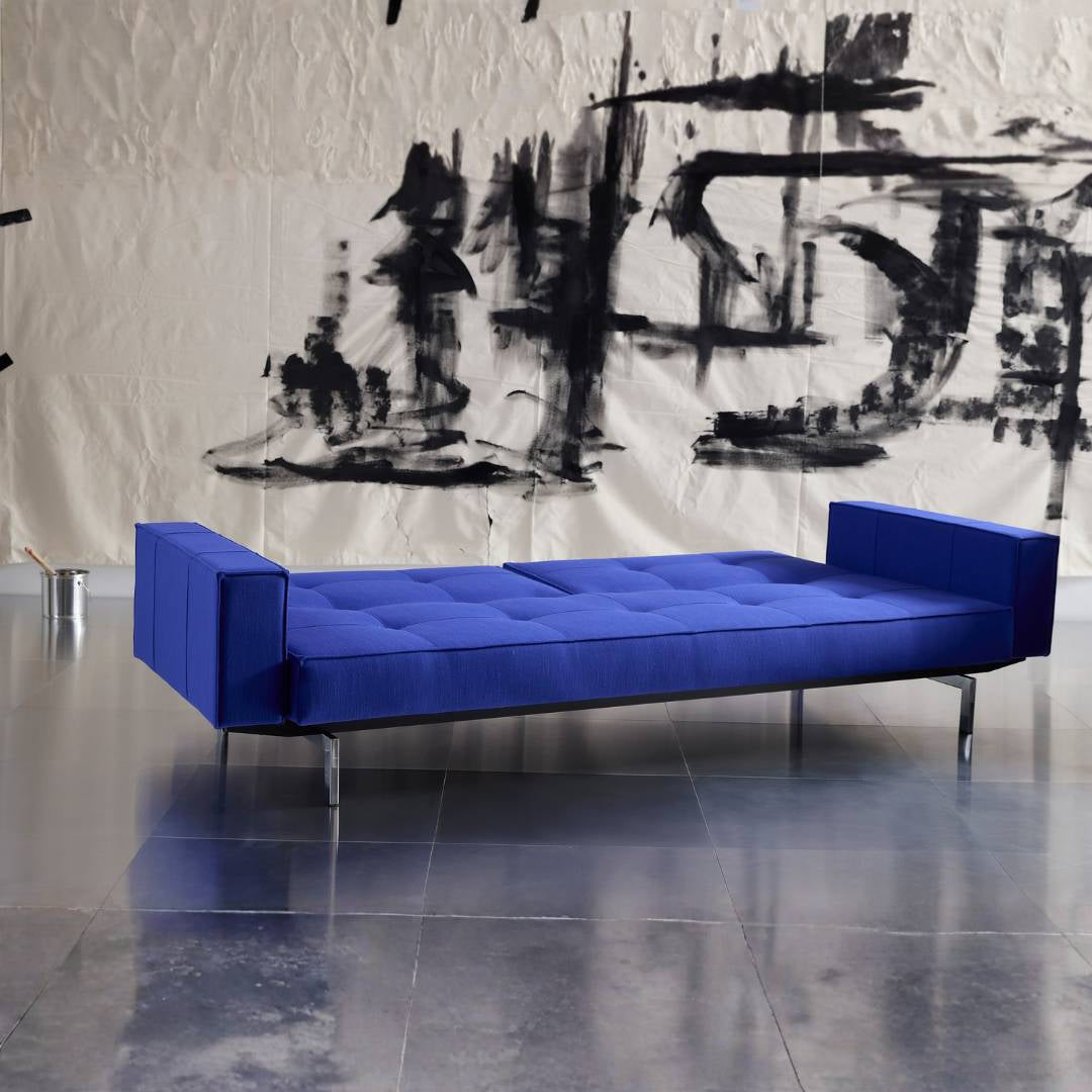 Innovation Living Slaapbank Splitback Chrome