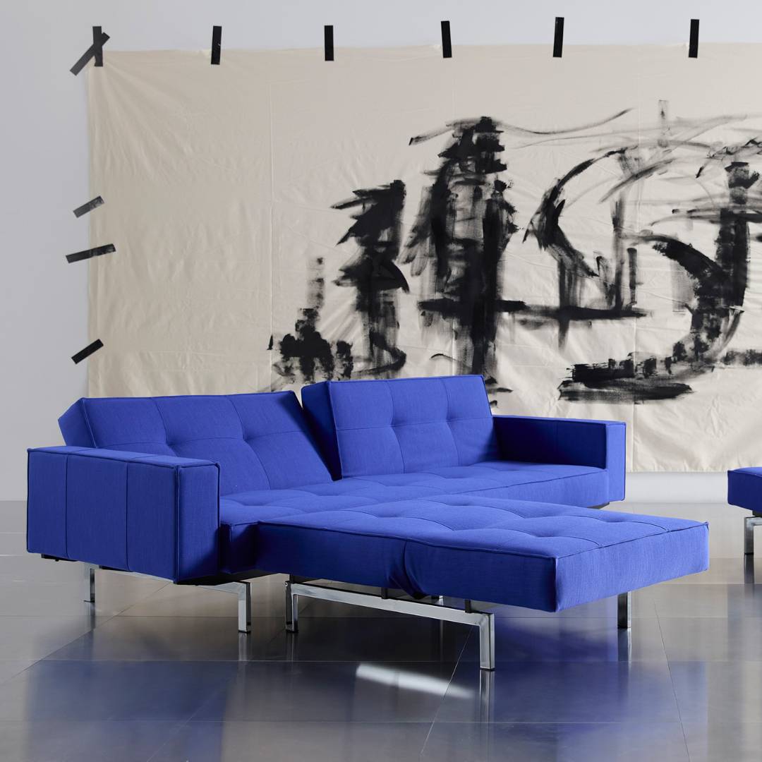 Innovation Living Slaapbank Splitback Chrome