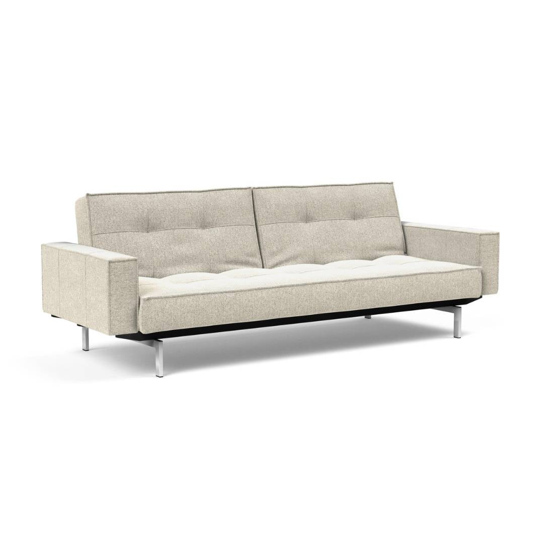 Innovation Living Slaapbank Splitback Chrome