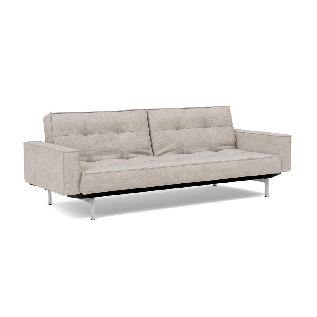 Innovation Living Splitback Chrome slaapbank