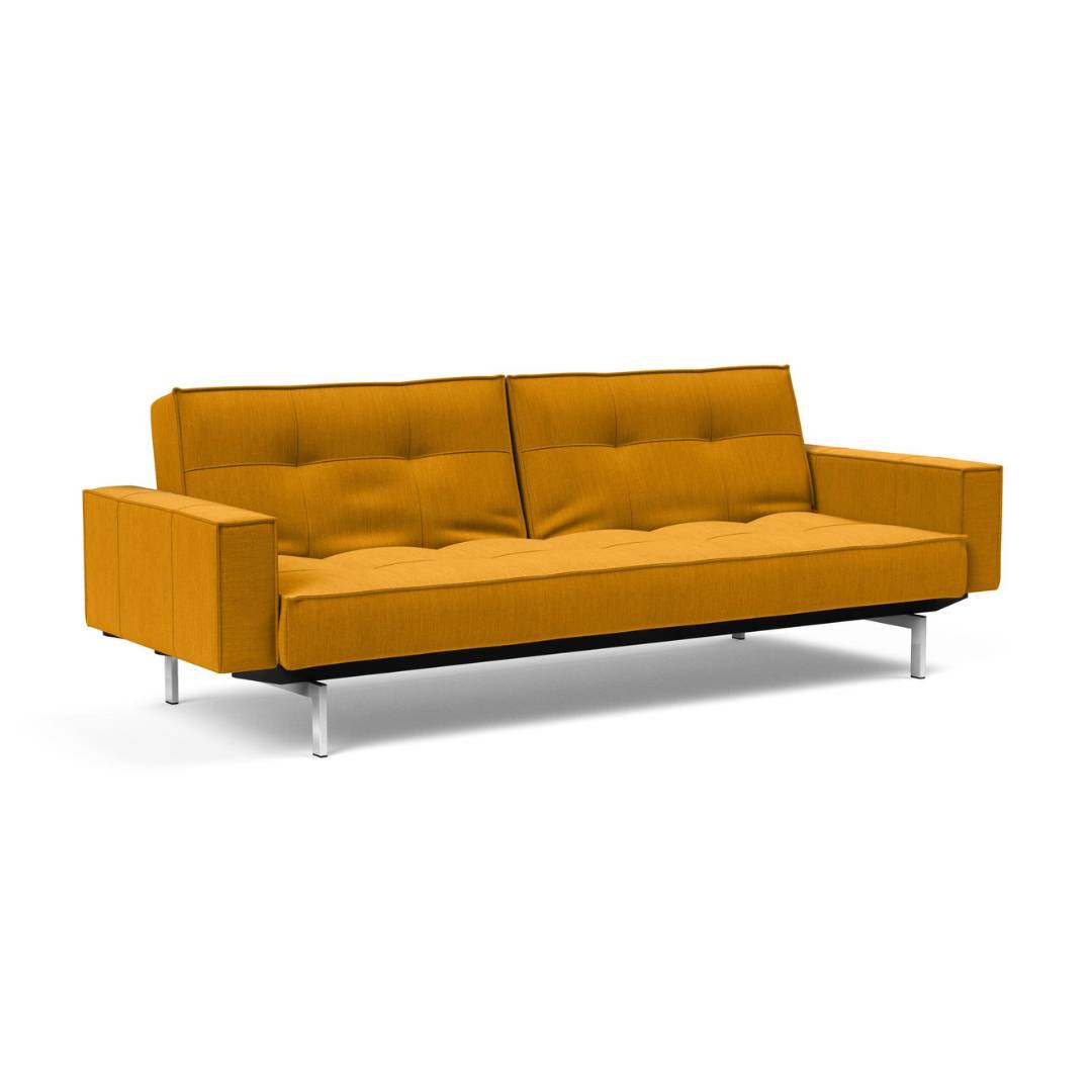 Innovation Living Slaapbank Splitback Chrome