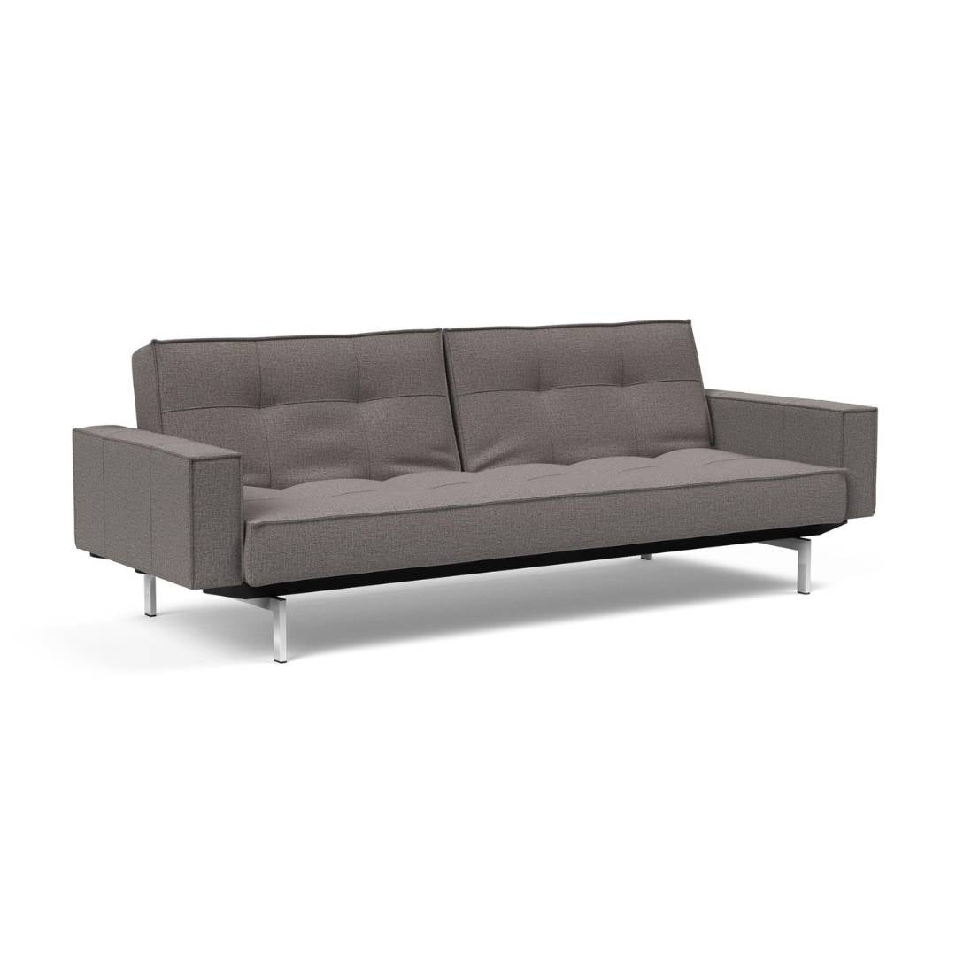 Innovation Living Slaapbank Splitback Chrome