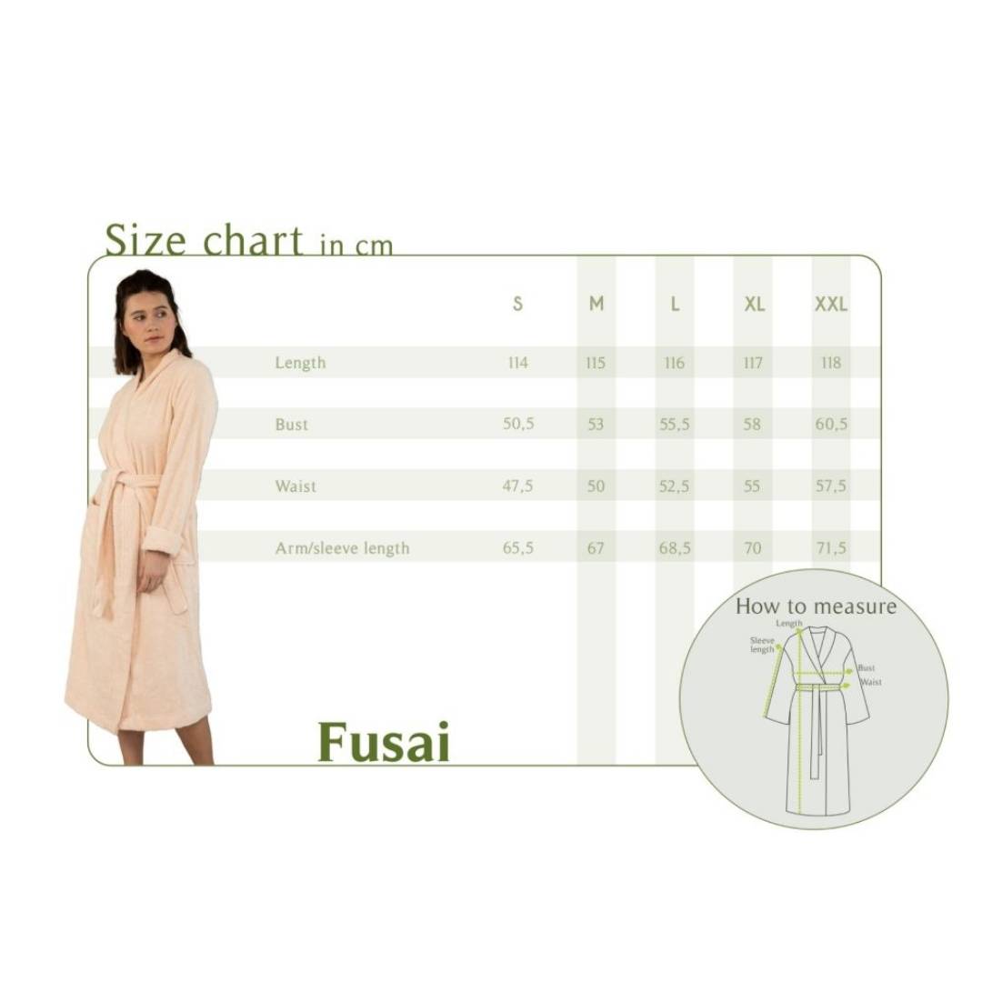 Kayori Fusai badjas Donkergroen