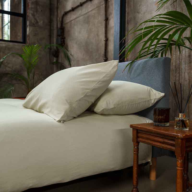 Kayori Kussensloop Edo 60 x 70 - Champagne