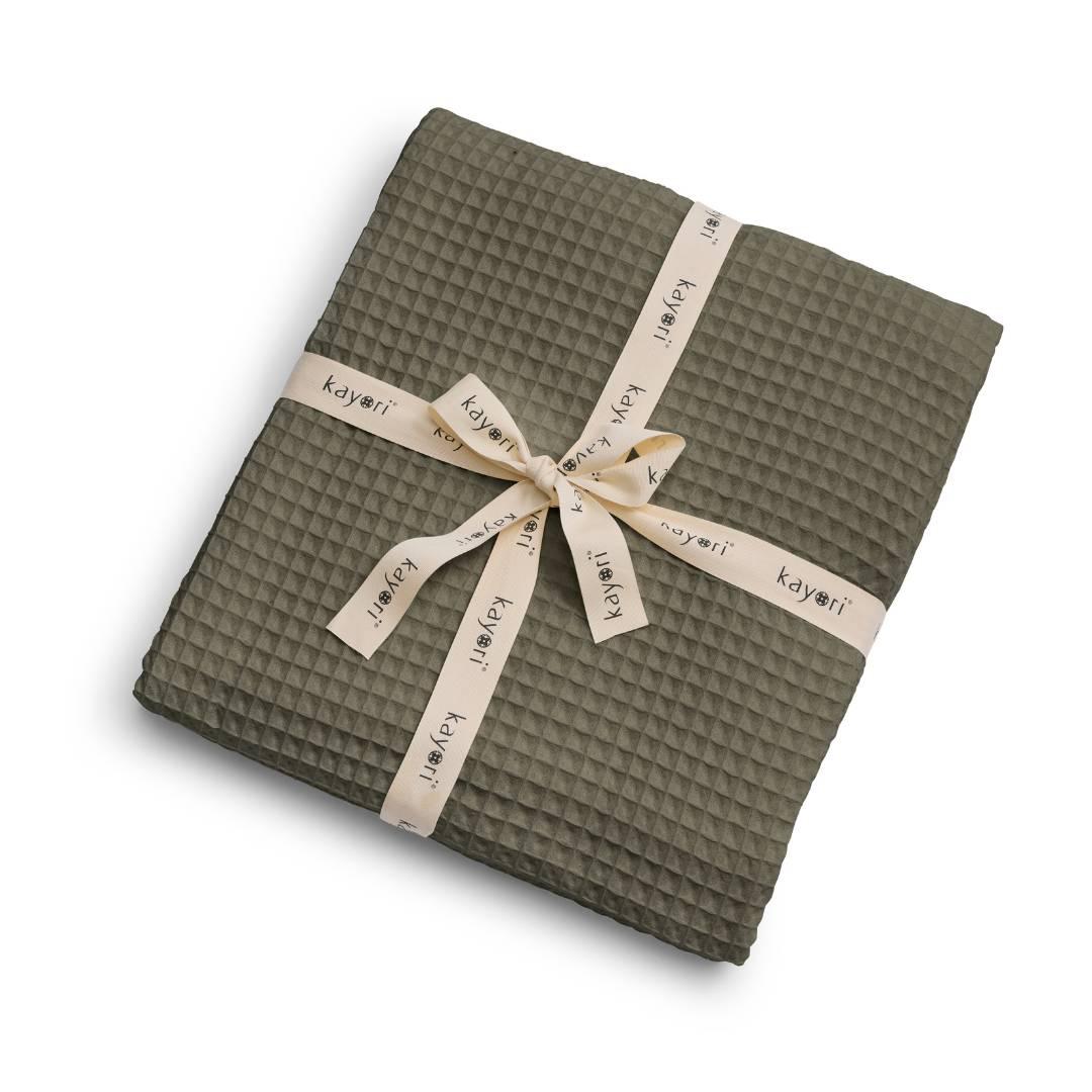 Kayori Goya plaid Donkergroen