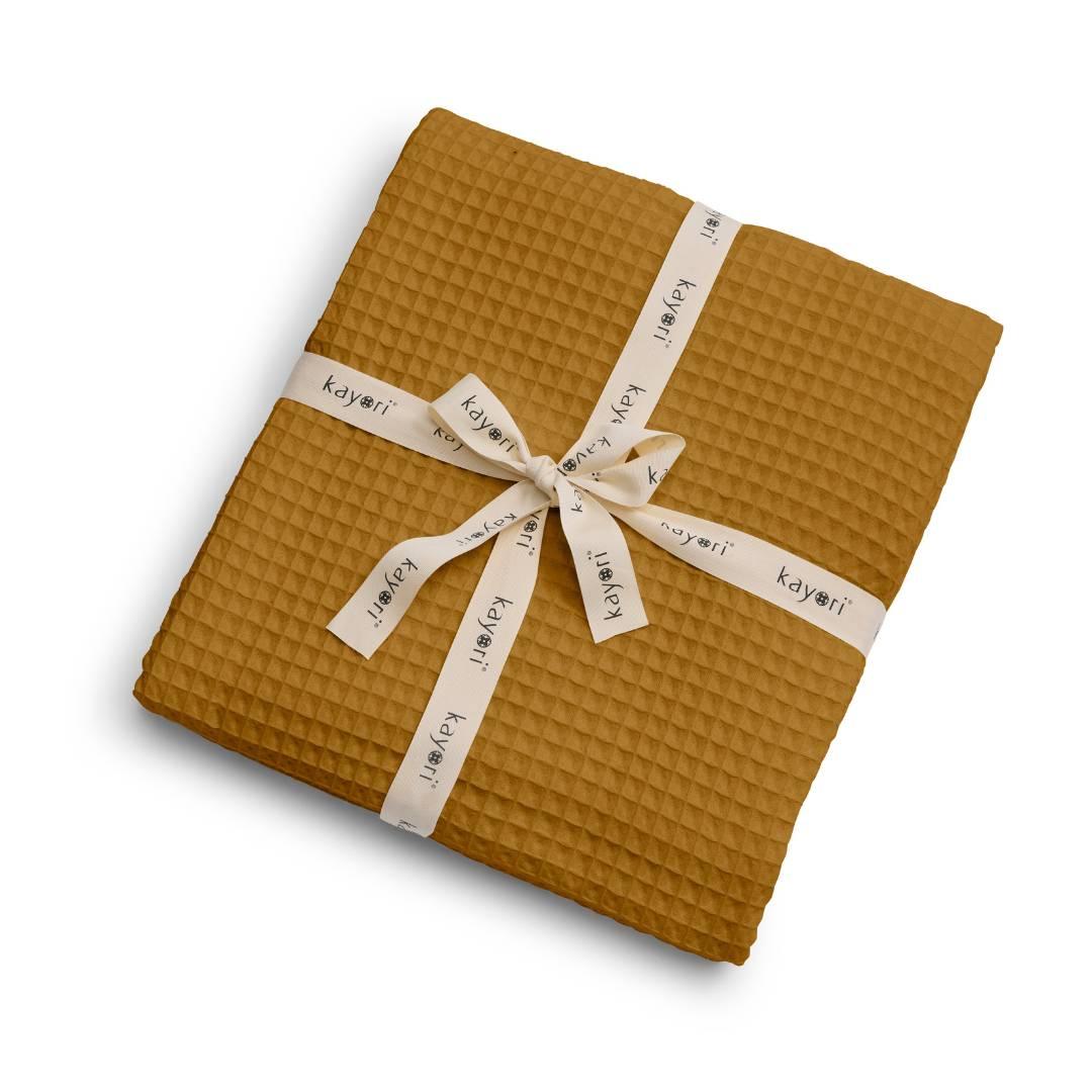 Kayori Goya plaid Goud