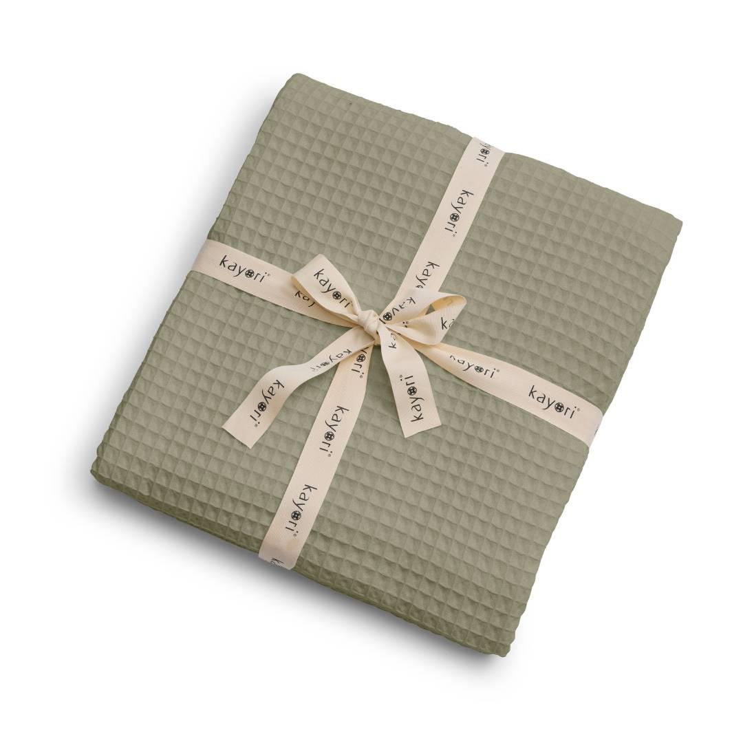 Kayori Goya plaid Olijfgroen