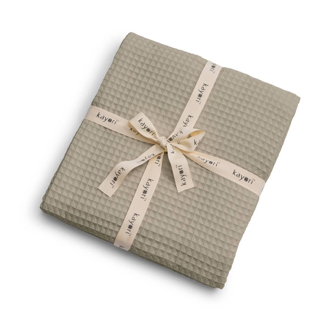 Kayori Goya plaid Taupe
