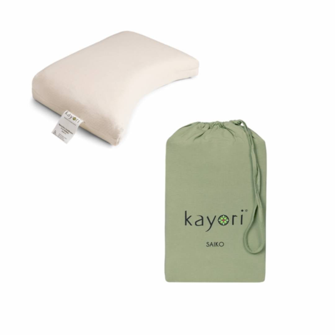 Kayori Saiko Kussensloop - Olijfgroen