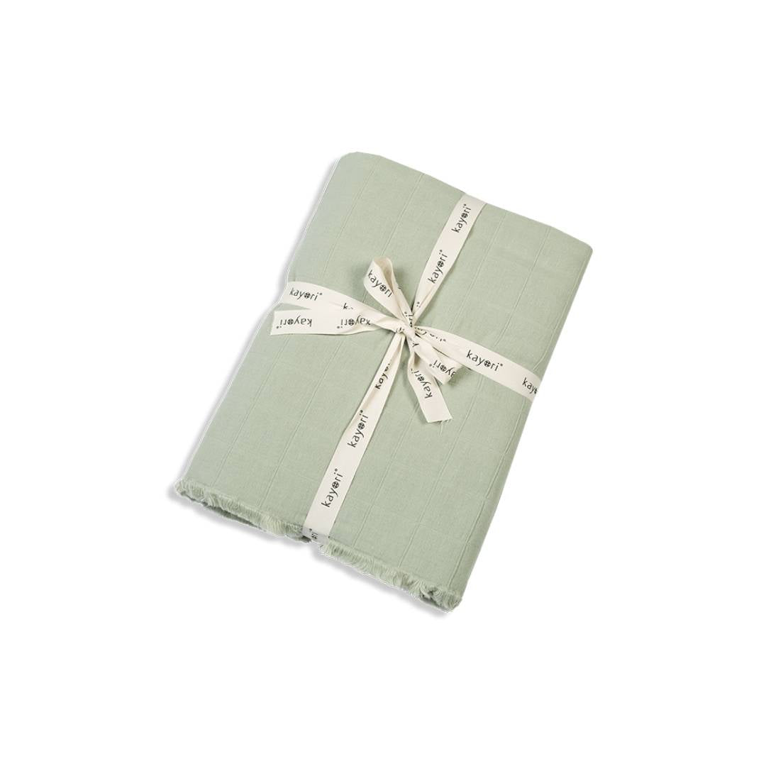 Kayori Sapporo bedsprei Saliegroen