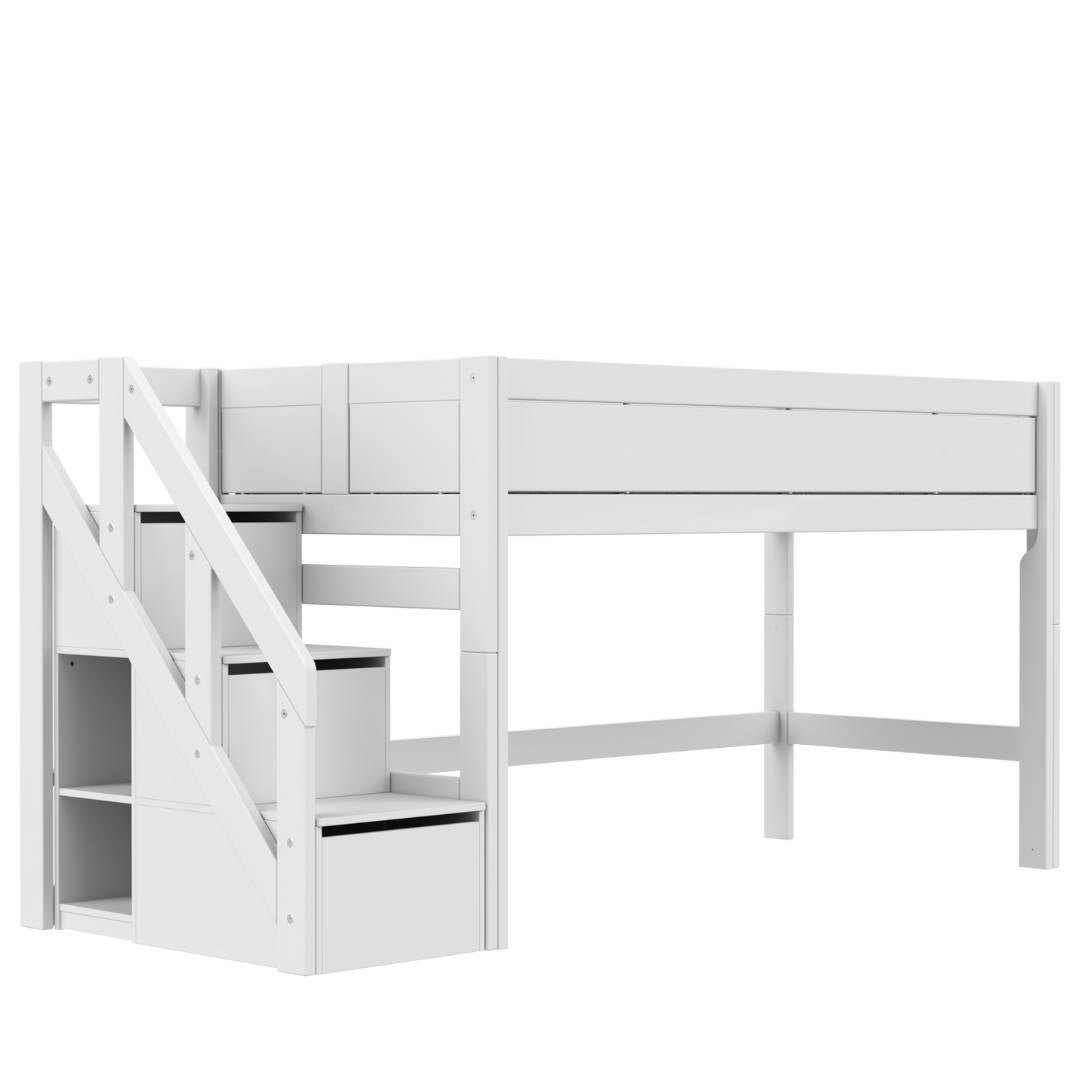 LIFETIME Kidsrooms Halfhoogslaper met trapkast