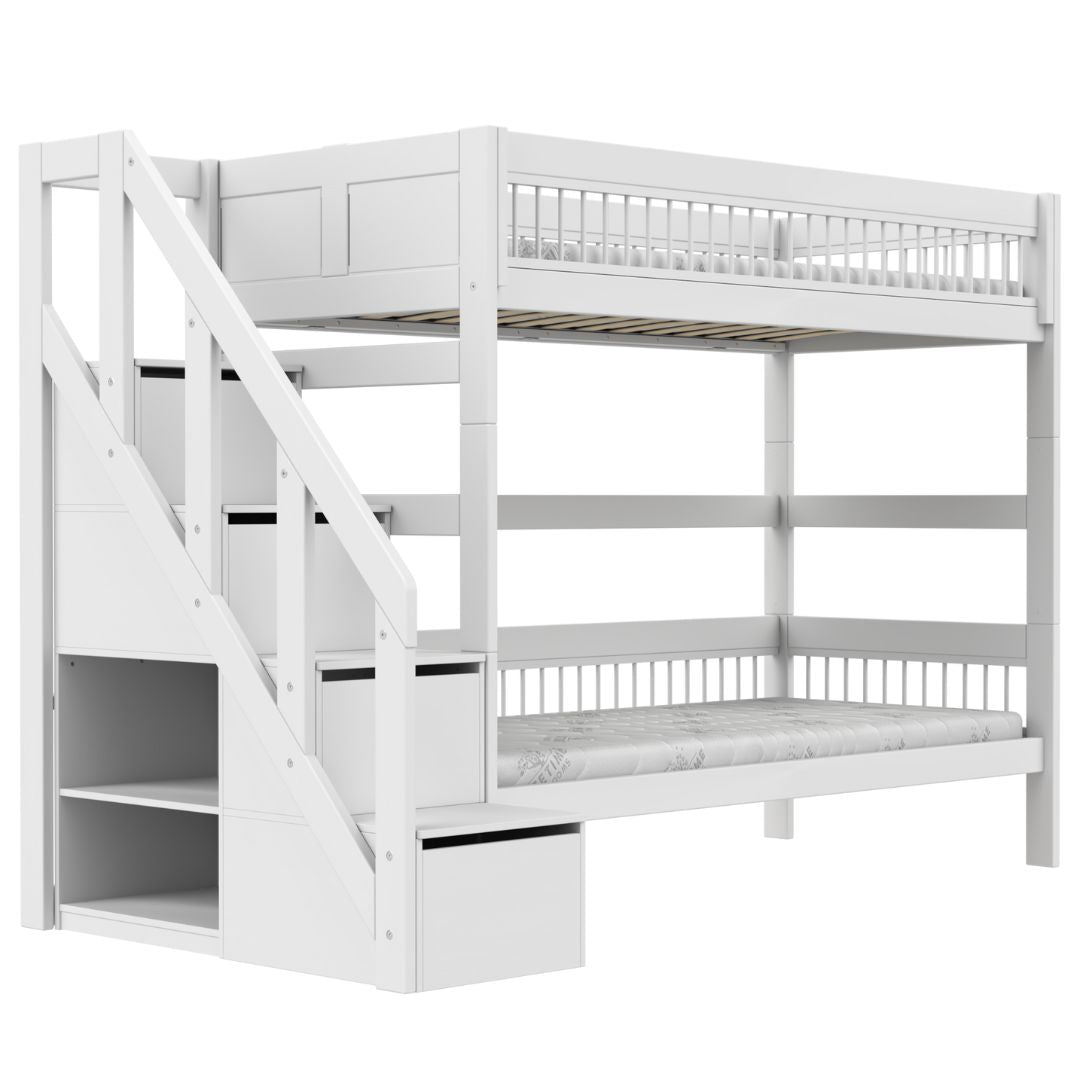 LIFETIME Kidsrooms Stapelbed met Trapkast