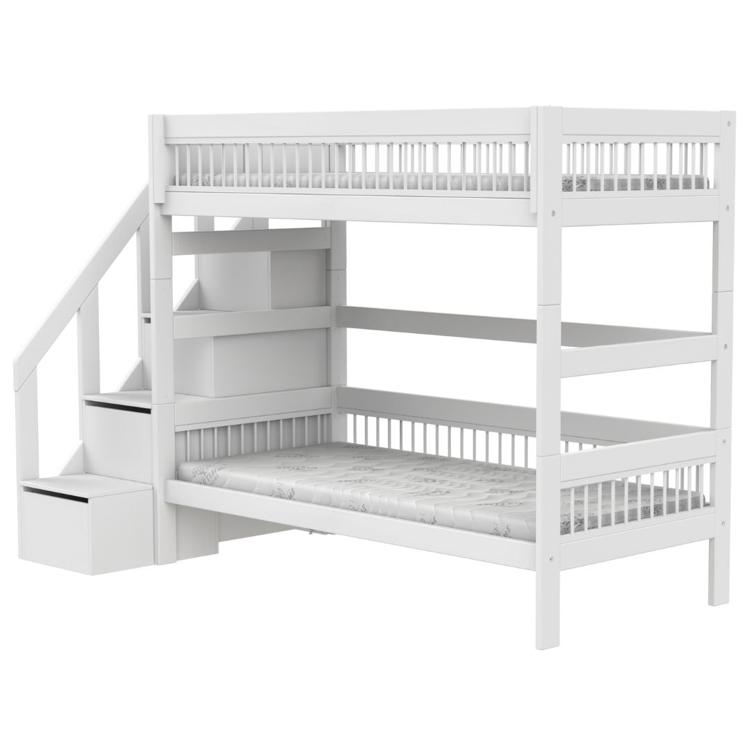 LIFETIME Kidsrooms Stapelbed met Trapkast
