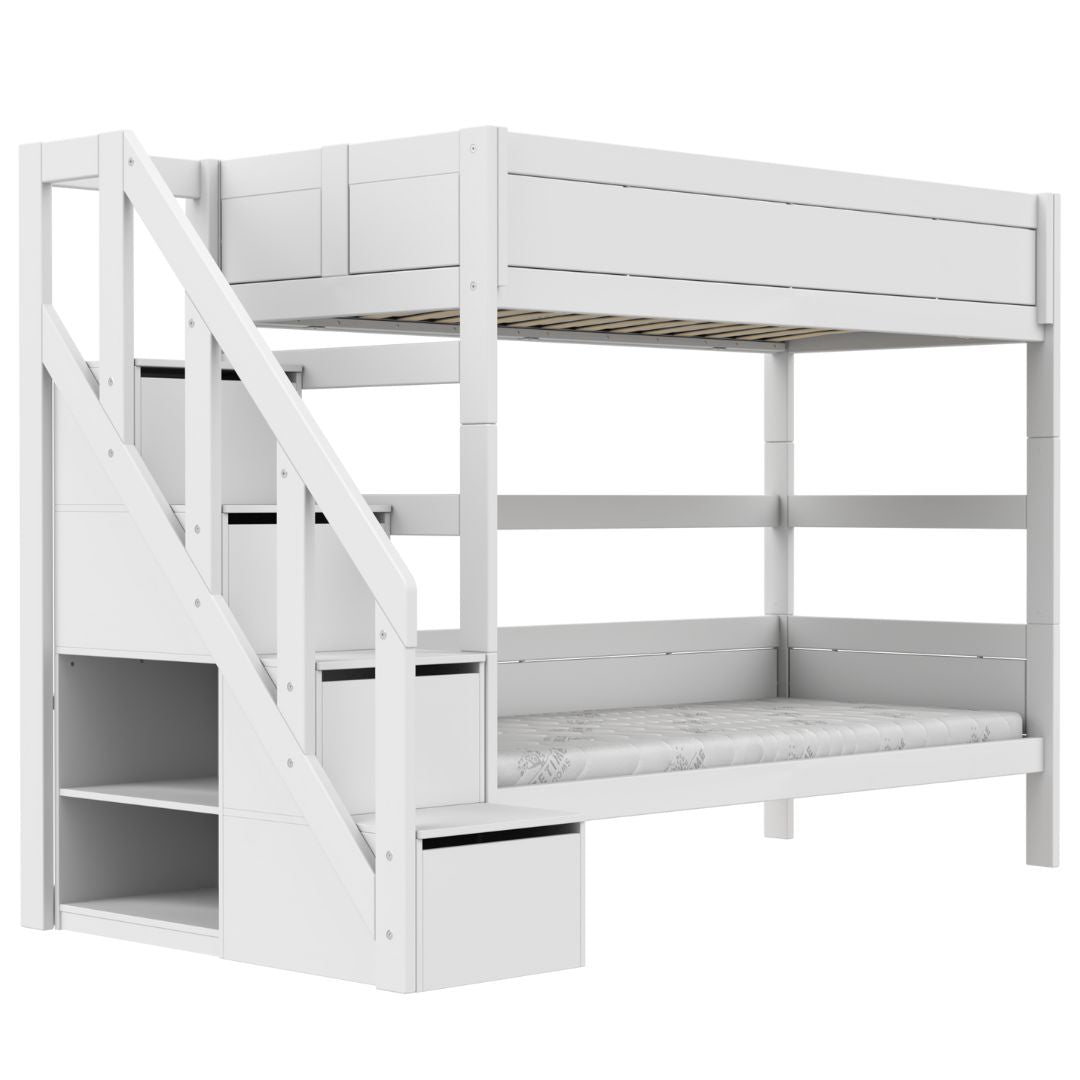 LIFETIME Kidsrooms Stapelbed met Trapkast