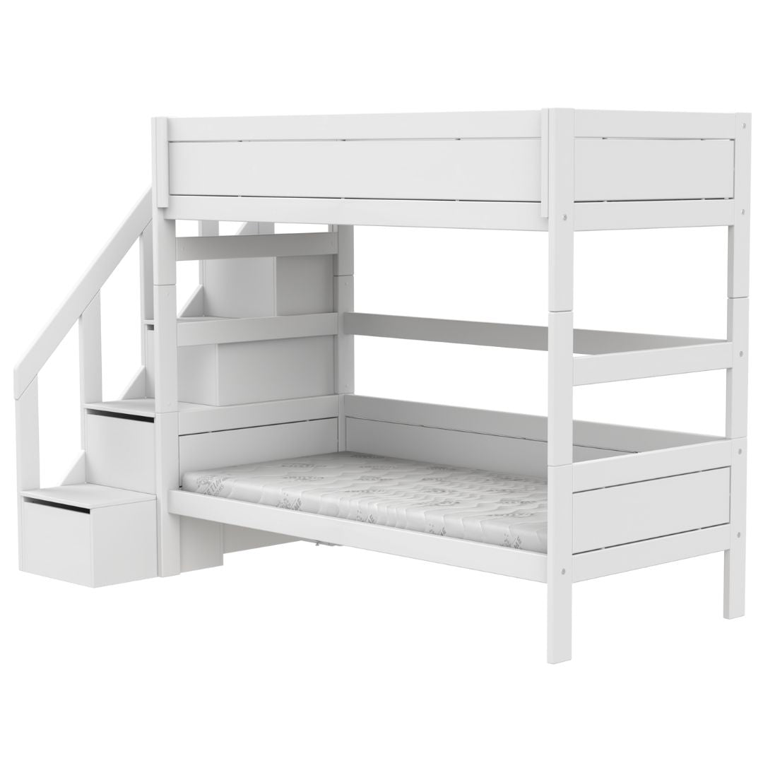 LIFETIME Kidsrooms Stapelbed met Trapkast