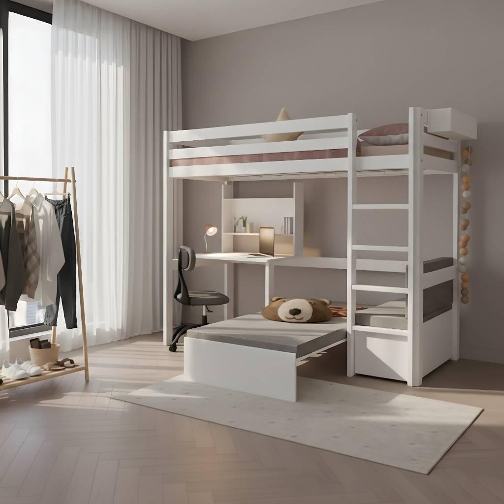 LIFETIME Kidsrooms Hoogslaper Elements Study & Relax