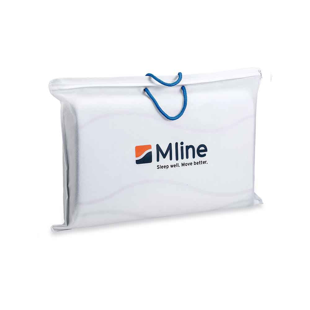 M line Pillow You Blauw