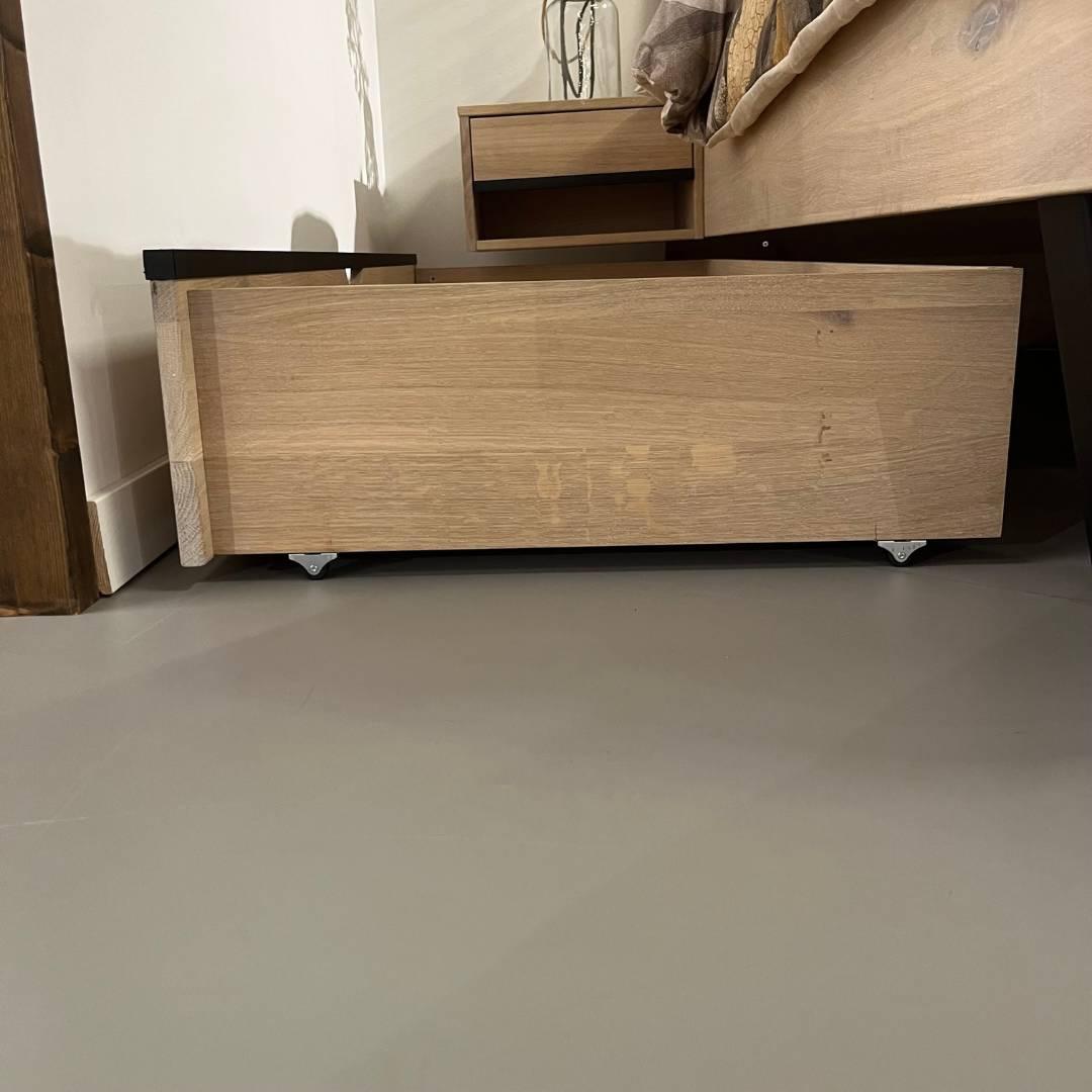 Showmodel Egwell ledikant Pim met opberglade - 180 x 200 cm